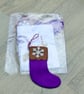 Make your own Felt Christmas Stocking Hanging Tree Decoration - Image 6