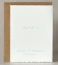 Forget-me-Not - Original Hand Printed Card - Image 3