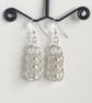 Chainmaille Sterling Silver Earrings  - Image 1