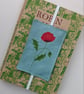 Elasticated Bookmark with Embroidered Poppy - Image 2