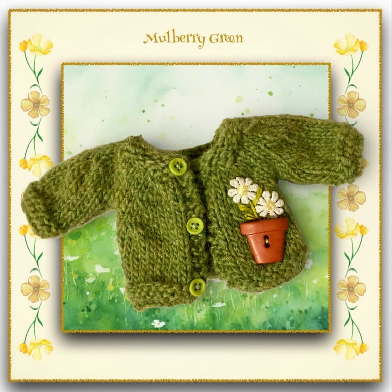 Pot of Daisies Cardigan 