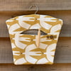 Yellow bird peg bag