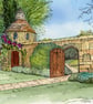 This is an Original Watercolour of Nymans Gardens in East Sussex - Image 2