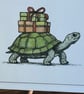 Funny Tortoise Birthday Card. Handmade Humorous Birthday Card. Quirky Card. - Image 6