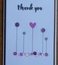 Thank You Card - Pink & Purple Sequins - Image 7