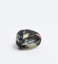 Hand-Painted Pebble – Siamese Cat Portrait with Blue Eyes - Image 1