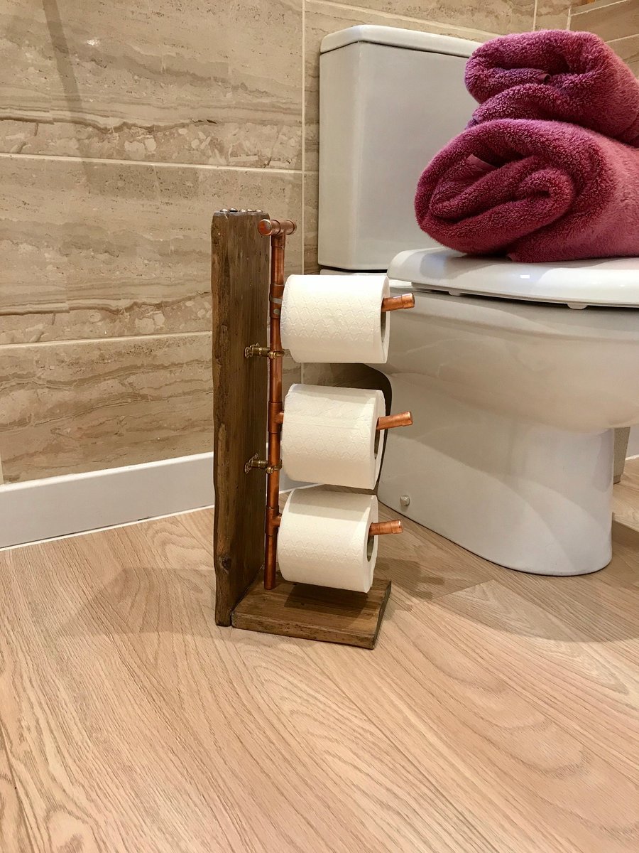 Triple Toilet Roll Holder Storage Dispenser f Folksy