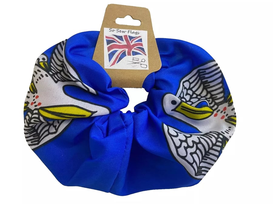 Louisiana USA State America Flag Hair Scrunchie Scrunchies Accessory Band 