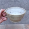 Berry bowl or colander hand thrown stoneware pottery ceramic handmade drainer 