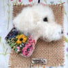 Needle Felted Labradoodle Brooch