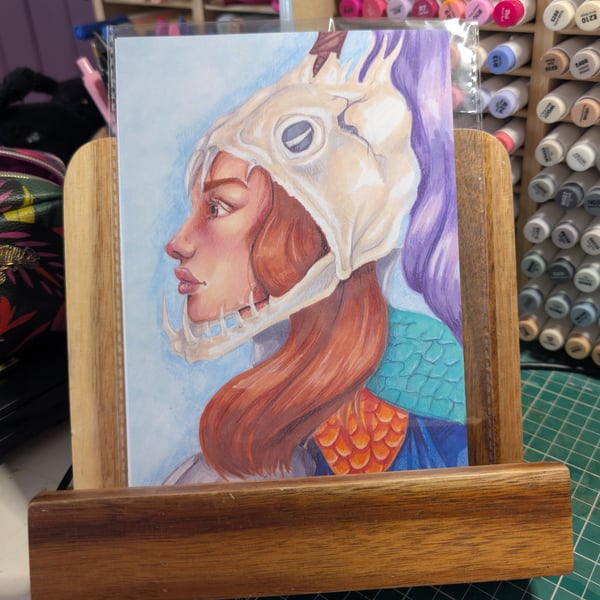 14.5x 21 cm print - The quiet rider