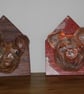 HAND MADE PAPER MACHE, THE 3 LITTLE PIGS & THE BIG BAD WOLF, FAIRYTALE INSPIRED