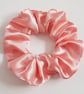 Pale Pink Satin Scrunchie - Gentle Handmade Hair Tie