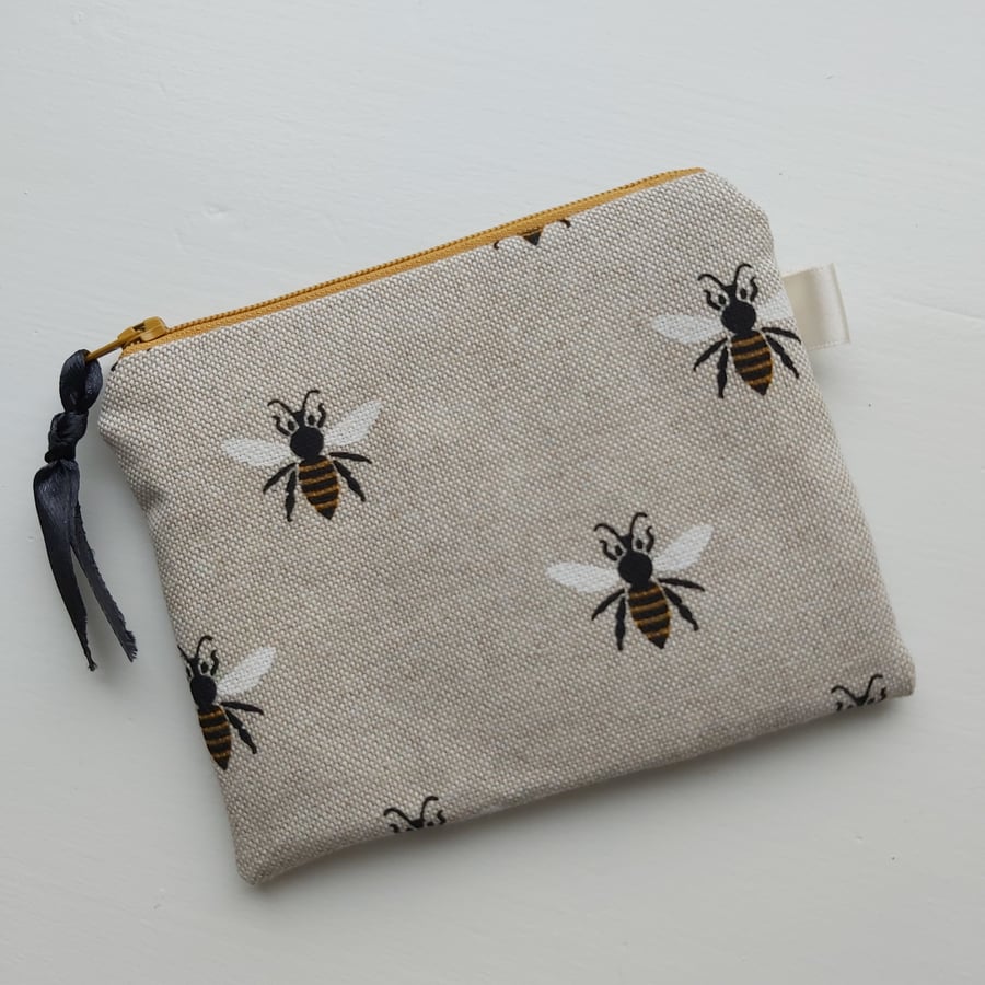 SALE Bees Coin Purse