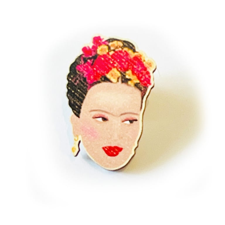 Frida wooden pin made from responsibly sourced wood