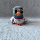 Crochet Mini Pigeon Plush - CE Tested Pigeon Soft Toy