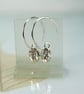 Silver Hoops with Rune Dangles - Choose your Viking Runes and personalise - Image 2