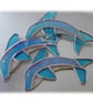 Dolphin Suncatcher Stained Glass Handmade 023 or 024 - Image 4