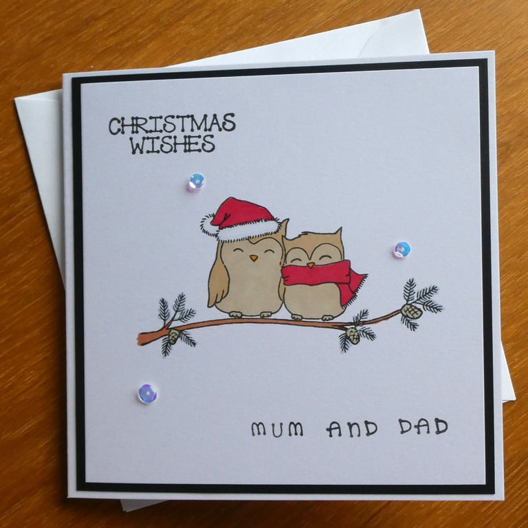 Mum and Dad Christmas Card