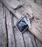 Silver pendant with round rutilated quartz - Image 4
