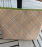 Fabric purse with sashiko embroidery detail  - Image 6