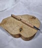 Hand Turned Wooden Twist Pen - Lacewood with Chrome Plating - Image 1