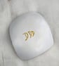 Blue and pink handmade clay trinket dish - Image 3