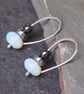 Silver opalite earrings - Image 1