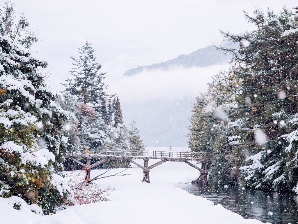 Scottish Bridge Christmas Greeting Card A5