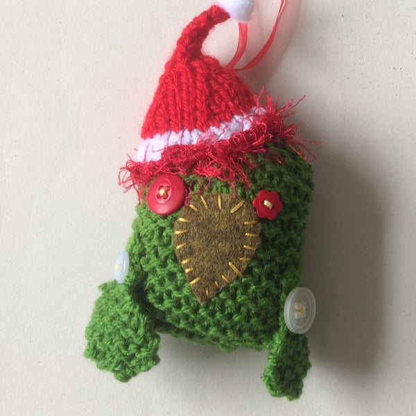 Festive Owl Christmas Tree Ornament