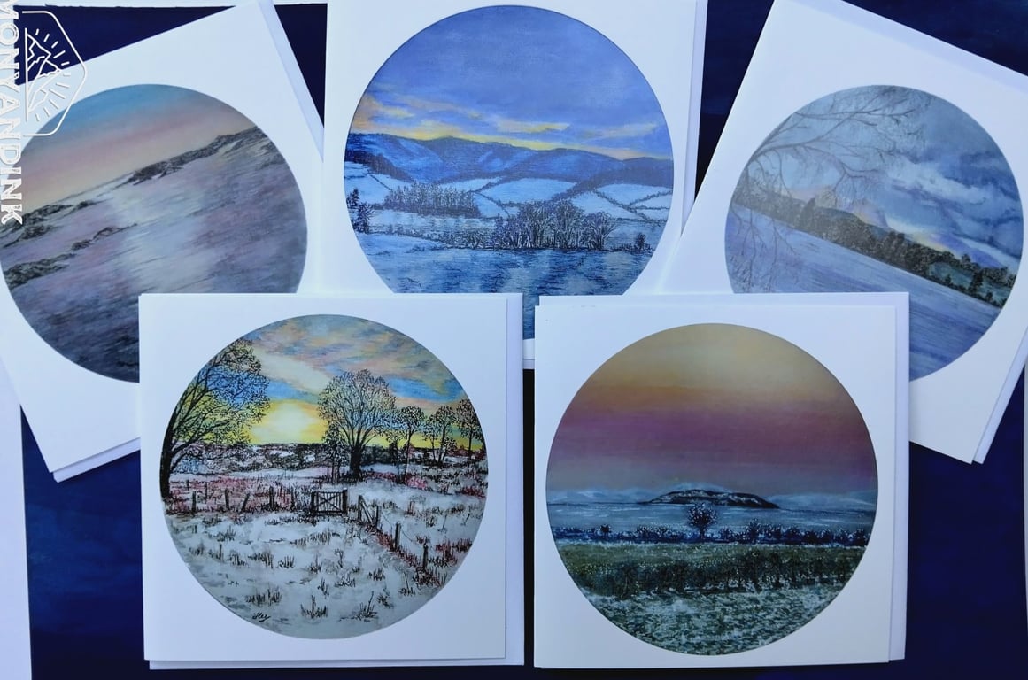 Winter in Galloway - Set of 5 Greetings Cards