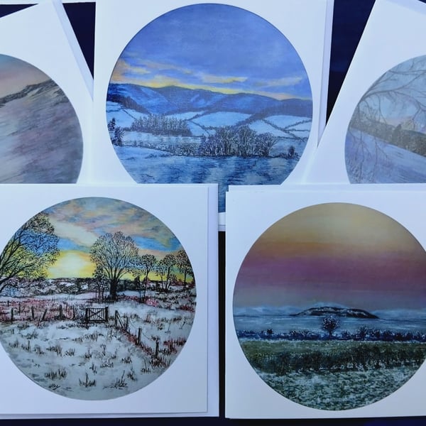 Winter in Galloway - Set of 5 Greetings Cards