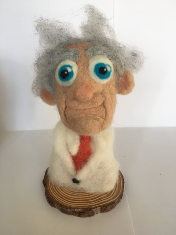 Eccentric professor a very zany well educated scientist so lost in his subject