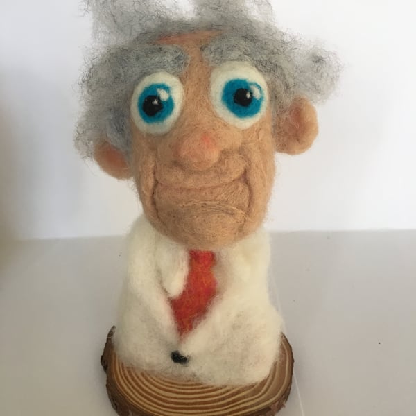 Eccentric professor a very zany well educated scientist so lost in his subject