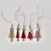 'Christmas Tree Parcel Toppers' - Pack of 5