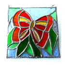 Butterfly Picture Stained Glass Suncatcher Panel Handmade