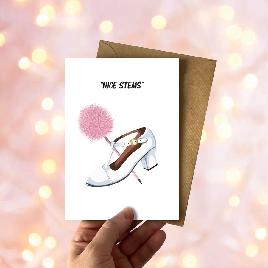Clueless "Nice Stems" Greeting Card – Cher Horowitz & 90s Fashion