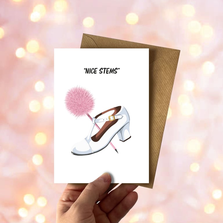 Clueless "Nice Stems" Greeting Card – Cher Horowitz & 90s Fashion