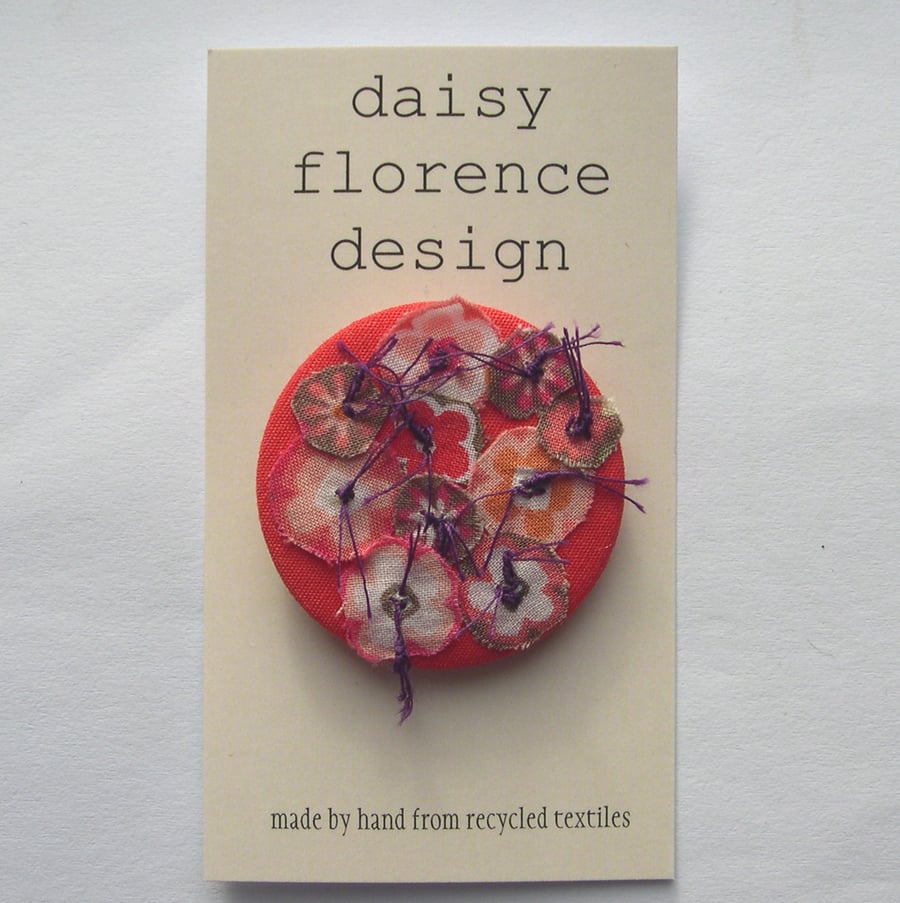 Recycled 'Posy-pin'