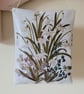 Snowdrop Print Lavender or Rose Petal Decorative Sachet Gift