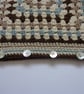  CUSHION  . Alpaca and wool blend. Super -soft . Crochet. ' Shoreline' . - Image 3