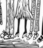 Feet in Shoes - lino print  - Image 2