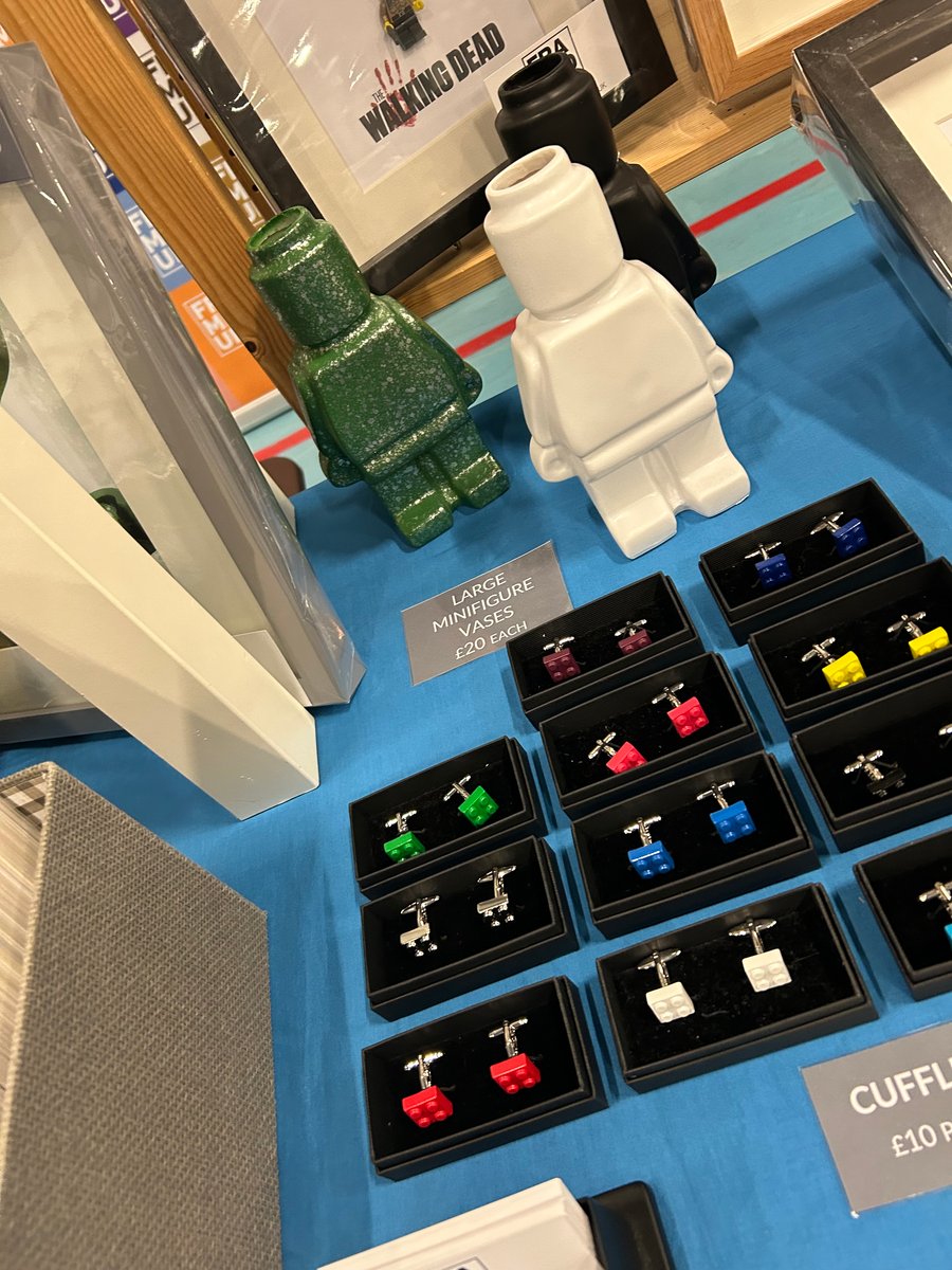 LEGO BRICK STYLE CUFFLINKS - Various colours