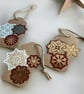Set of Six Snowflake Christmas Gift Tags - Image 4