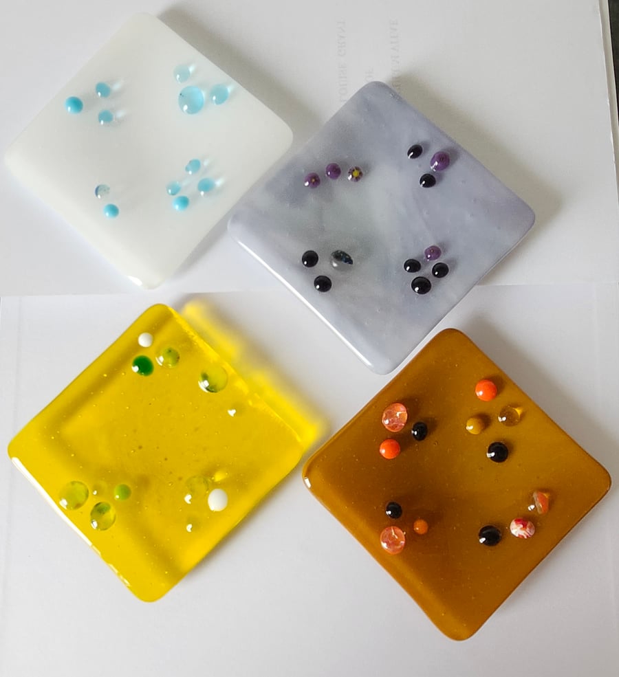 Yellow Glass Trinket Dish