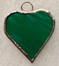 Stained glass small heart, GREEN variations - Image 4