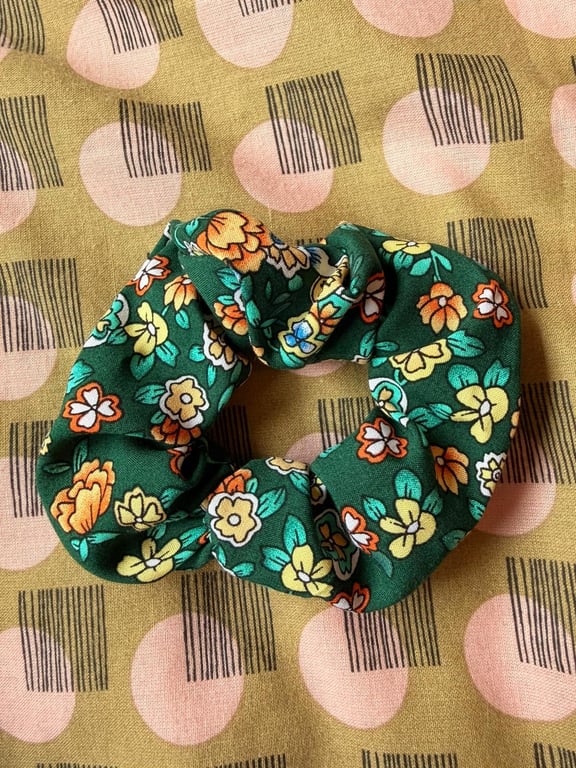 Floral Scrunchie 