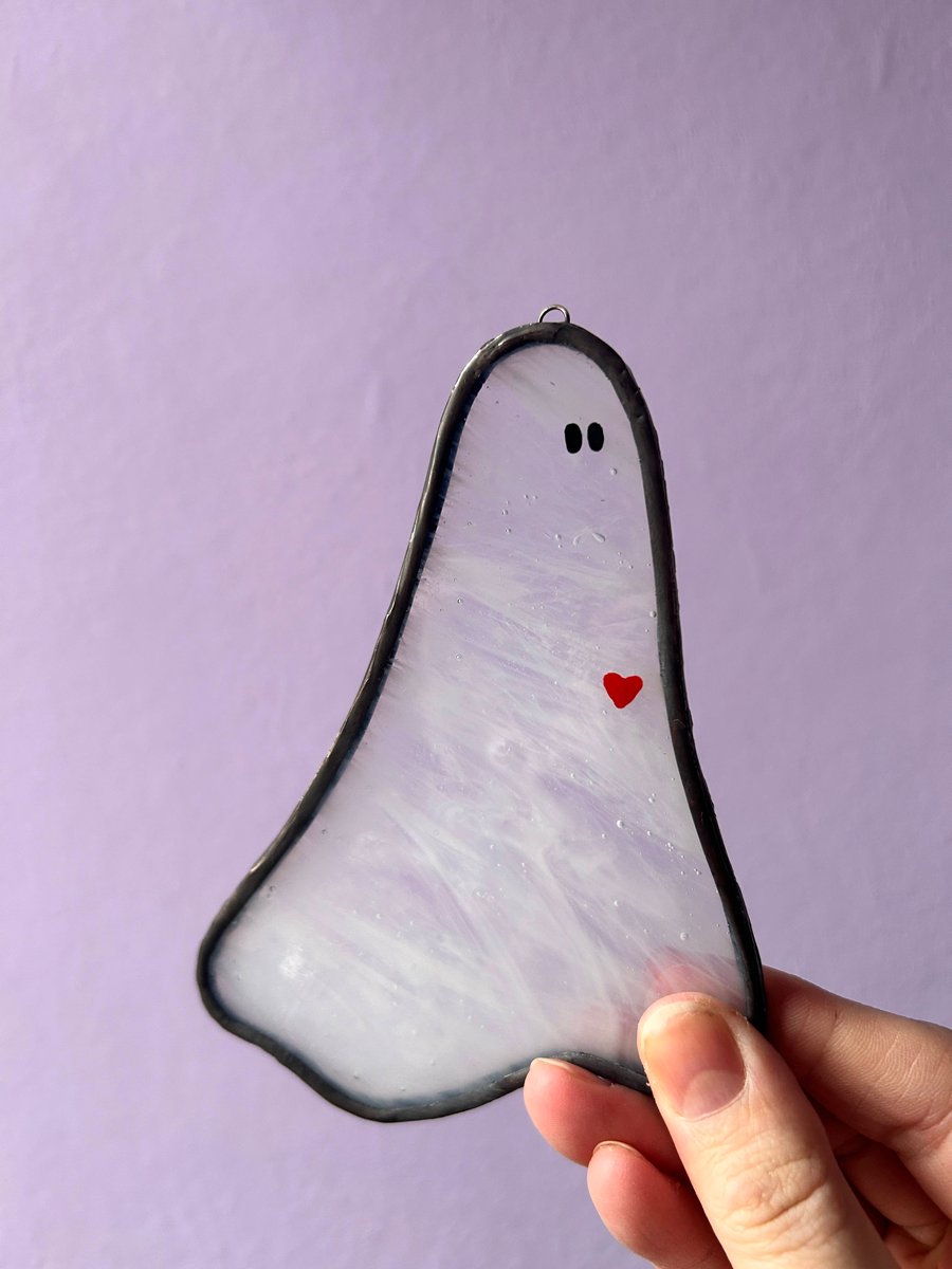 Love Heart Ghost - Wispy White 