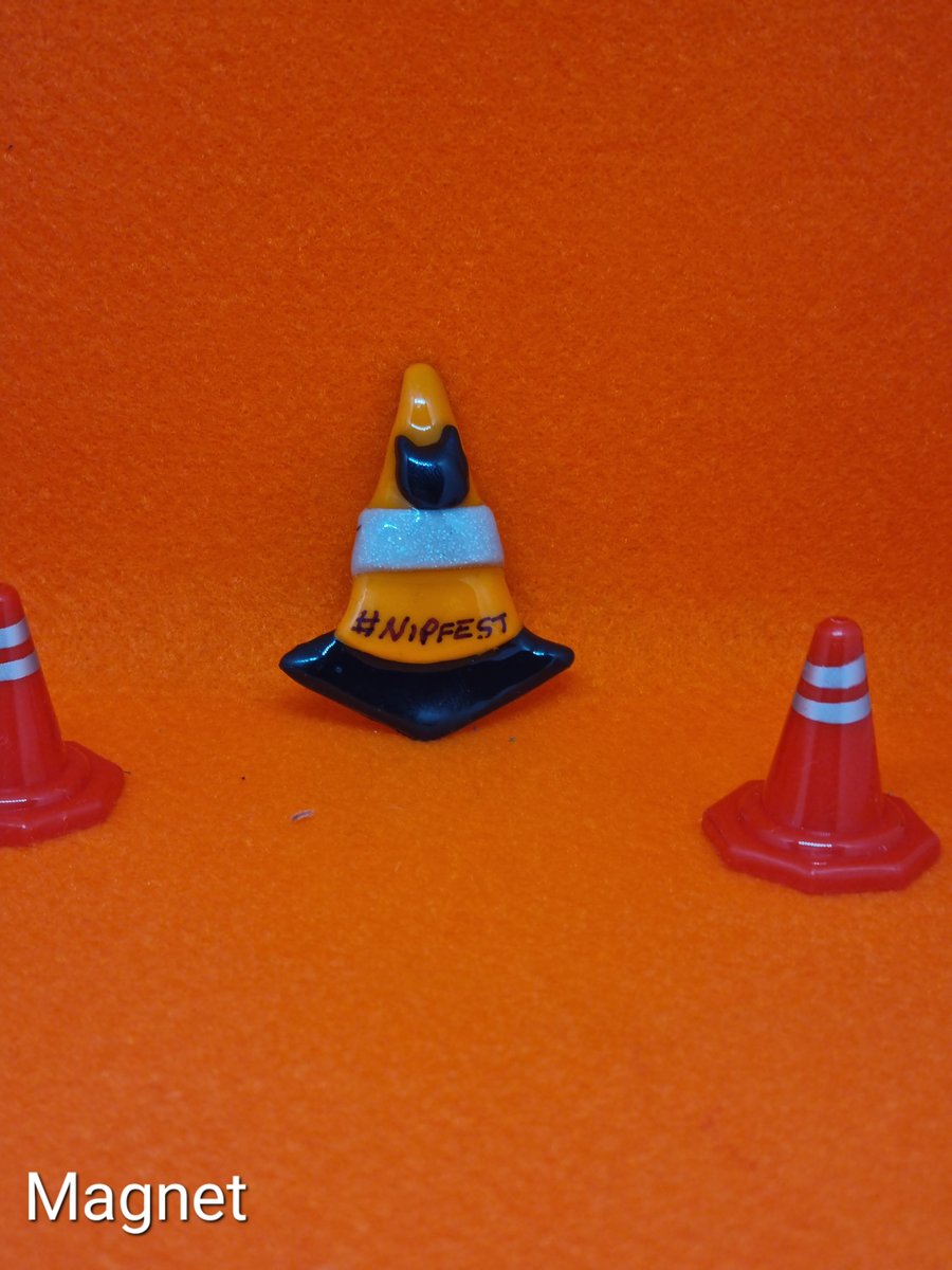 Nipfest - Iconic Traffic cone Fridge Magnet