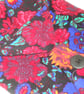 FLORAL shoulder or cross body Bag, small, lightweight, bright jewel colours - Image 6